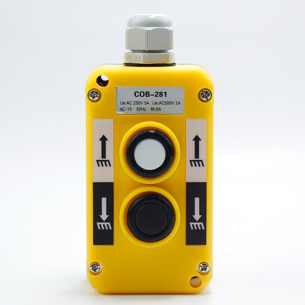 Industriel fjernbetjening trykknap kontakt kran lastbil controller kontakter kontrol elevator el cob -t381 cob -281 cob -481: Cob -281