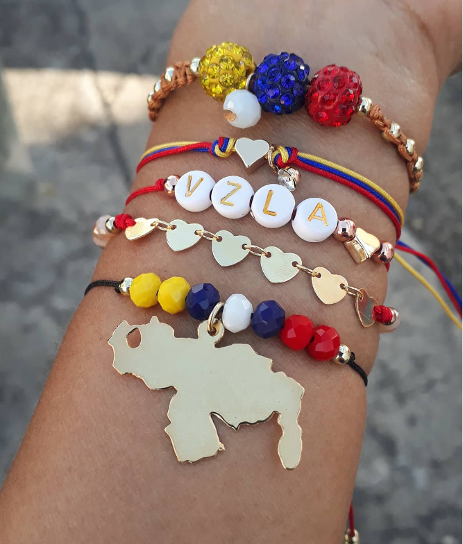 handmade Venezuela beaded bracelet, Venezuelan jewelry