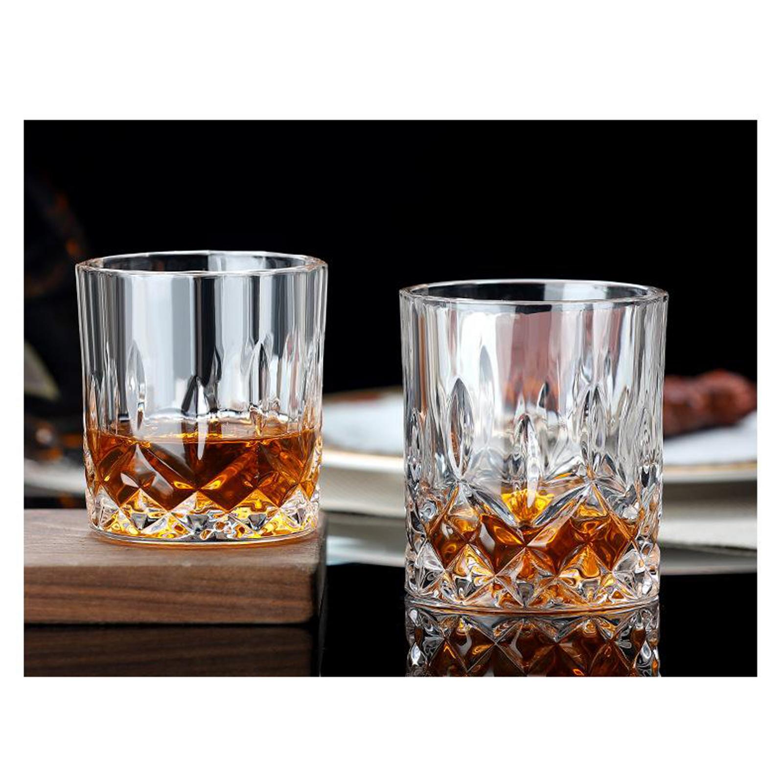 Transparent Whiskey Glass Heat Resistant Beer Glass Wine Water Tea Cup Home Bar Drinkware