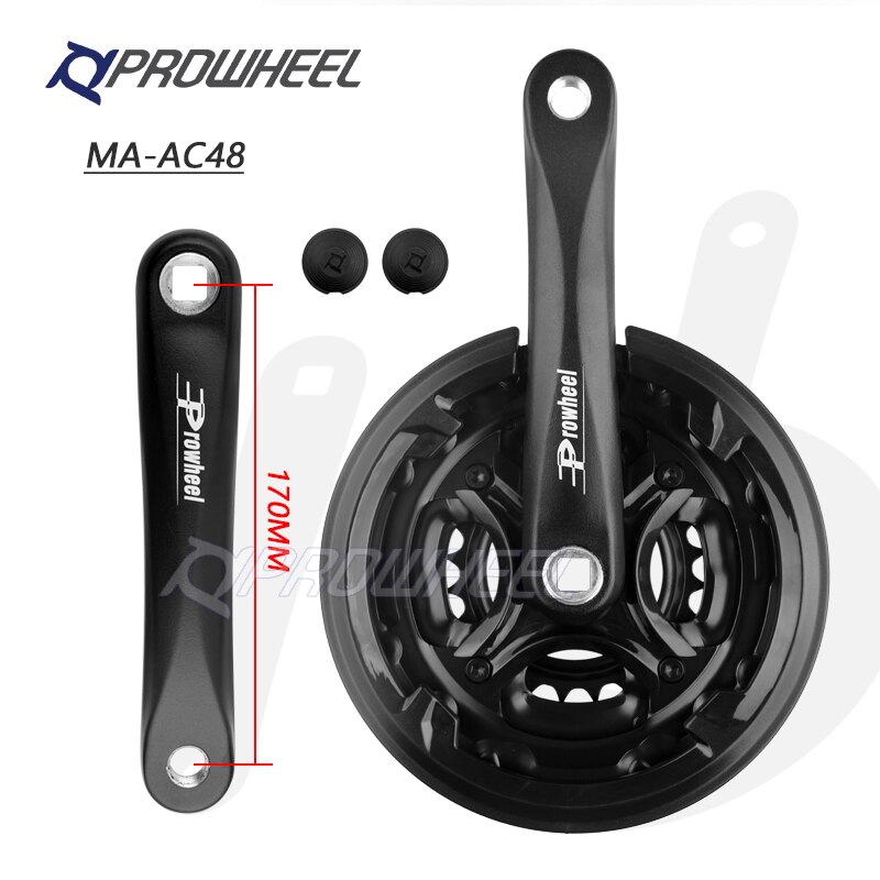 PROWHEEL Mountain Bicycle Crank 170mm Square Hole Grandado