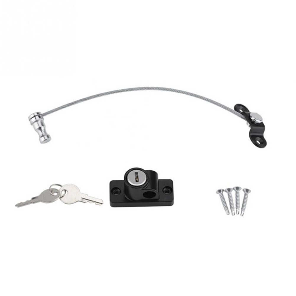 Childproof Protection Window Lock Baby Safety Window Limiter Locks on the Windows Child Safety Infant Security Child Lock: Black