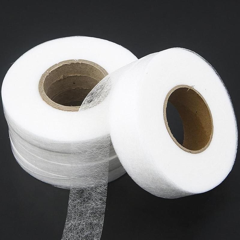 White Double Sided Sewing Accessory Adhesive Tape Cloth 1pc Non-woven Interlining Fusible Tape Fabric Apparel Interlining A7U9