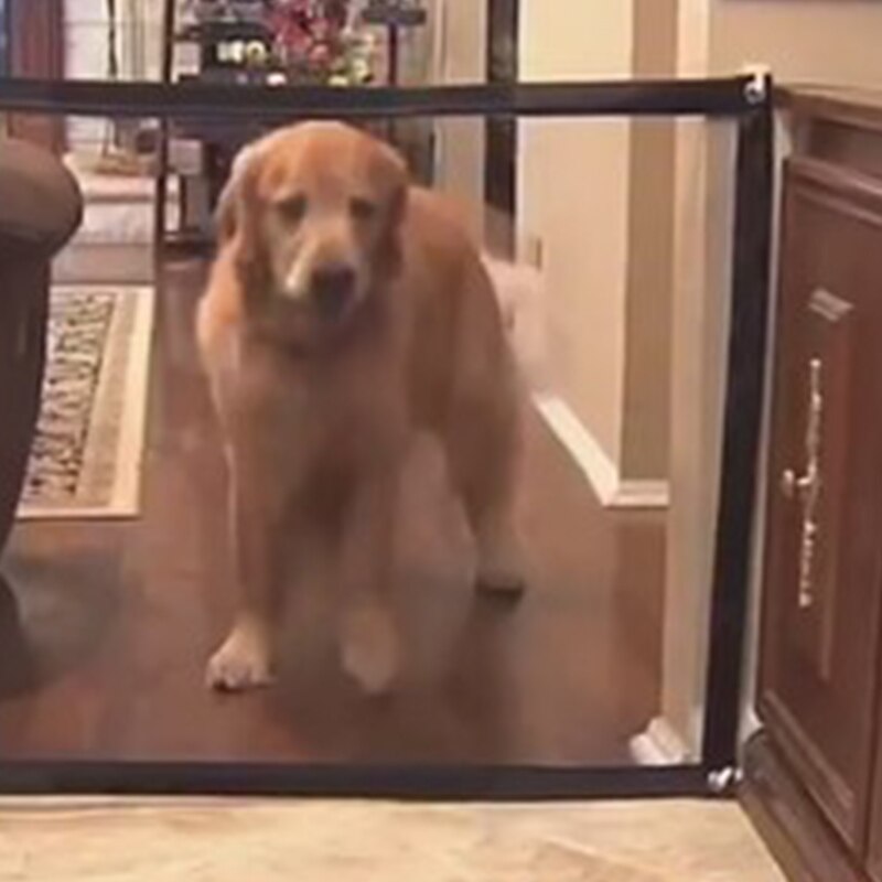 Pet Dog Cat Fences Portable Foldable Mesh Safe Guard And Install Pet Dog Safety Enclosure Dog Fences Pet Supplies