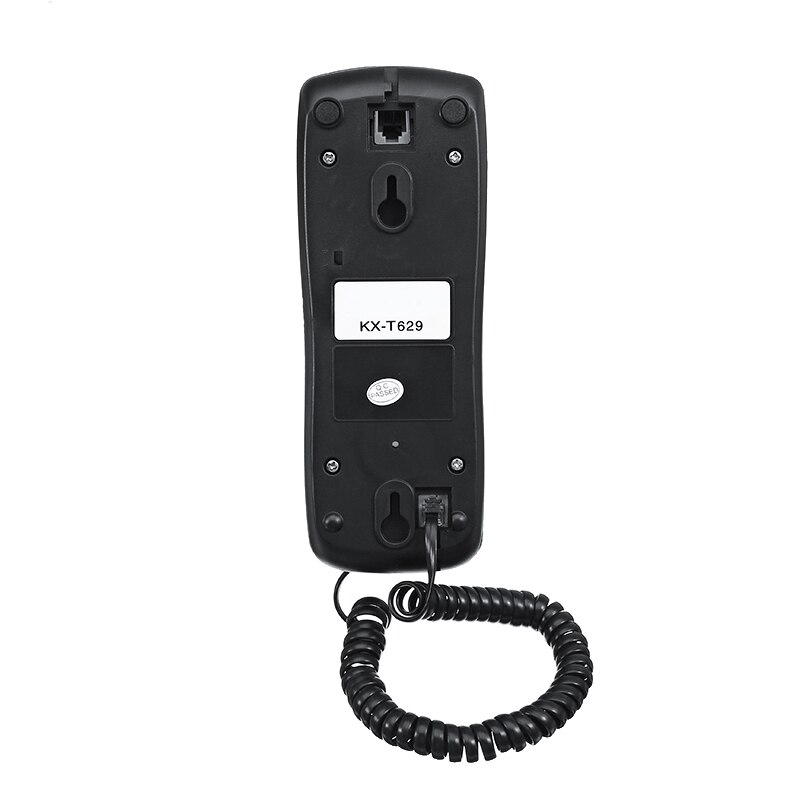 Black Home Office Wall Mount Corded Wired Telephone Desktop Business Phone Desktop Home Wired Phone For Hotel Family