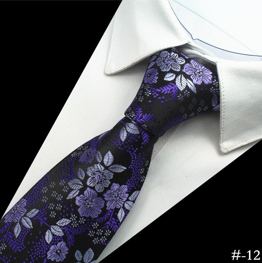 Ricnais – cravates à carreaux et à rayures pour hommes, 1200 aiguilles de , 100% soie, vêtements classiques pour Business, mariage: 12