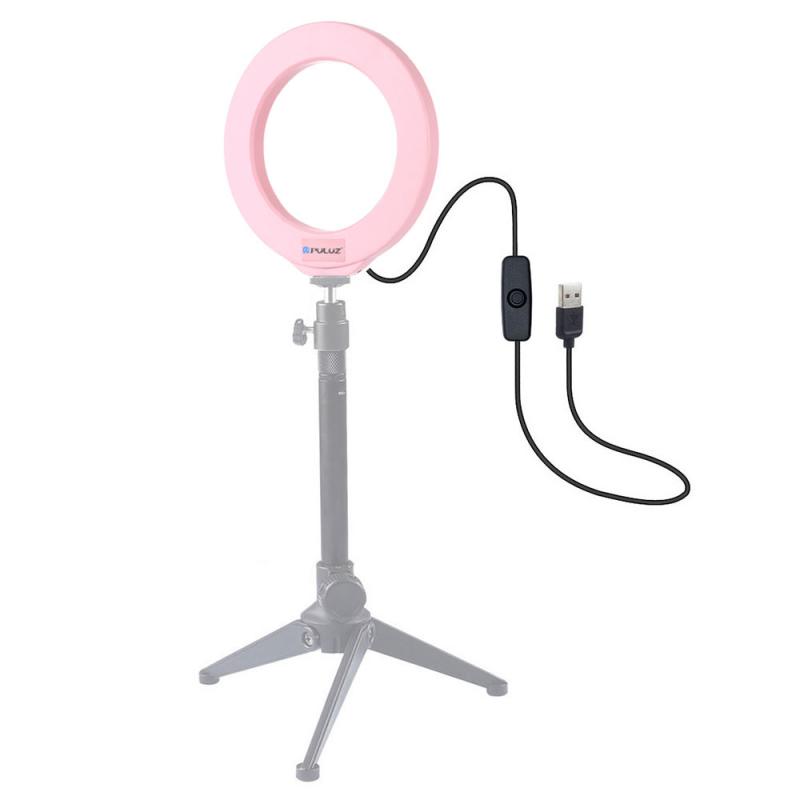 USB LED Ring Vlogging Photography Video Lights 12CM Dimmable Camera Phone Ring Lamp 4.7 Inch For Makeup Video Live Studio