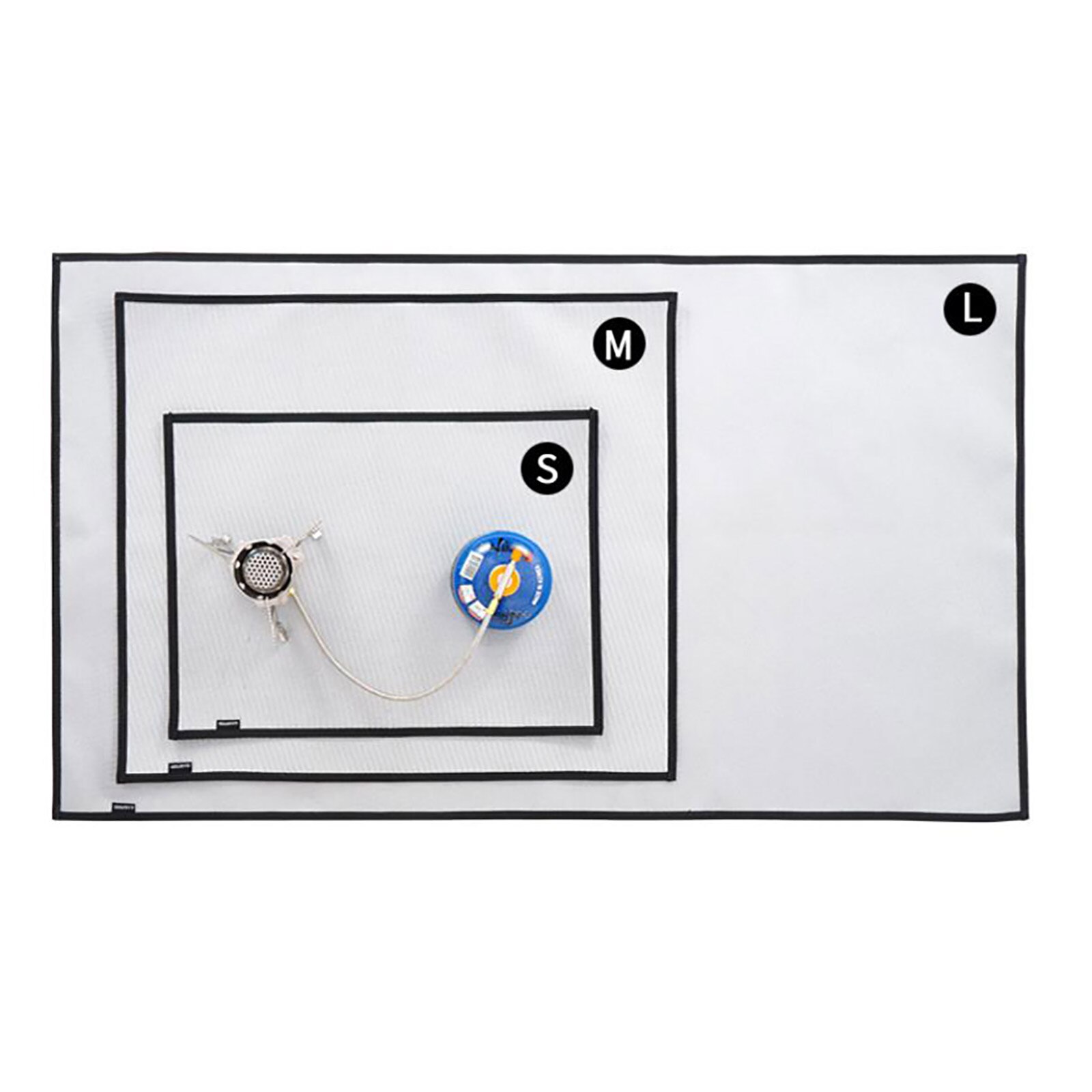 Glass Fiber Flame Retardant Cloth Fireproof Cloth Insulation Pad Protector Durable Flame-retardant For Barbecue For Home Outdoor