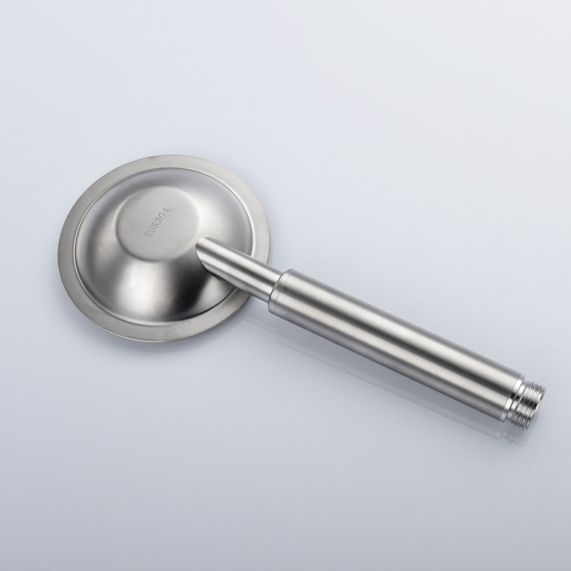 Stainless Steel 304 Hand Held Shower Brushed Nickel Finish Hand Shower Set High Pressure