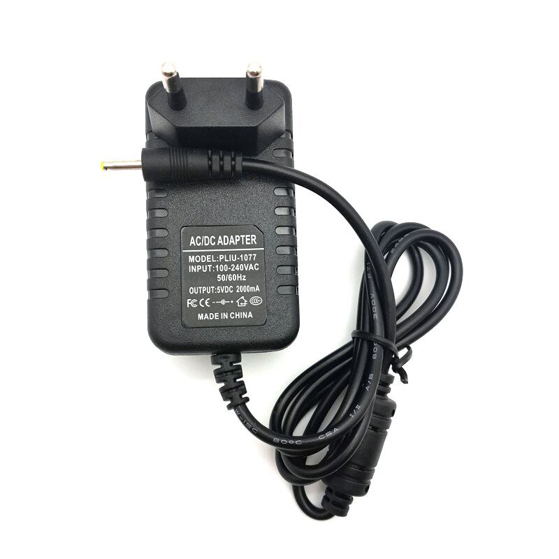 5pcs 5V 2A 2.5mm Charger EU US for Ainol Venus AX10 Freelander PD500C PD900 Pipo S3 Pro M5 Vido N101 N90 Power Supply Adapter