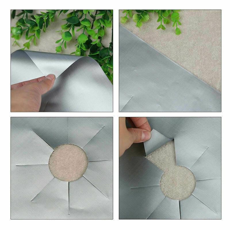 4*Reusable Protector Gas Range Liner Non Stick Gas Hob Stove Top Cooker Cover