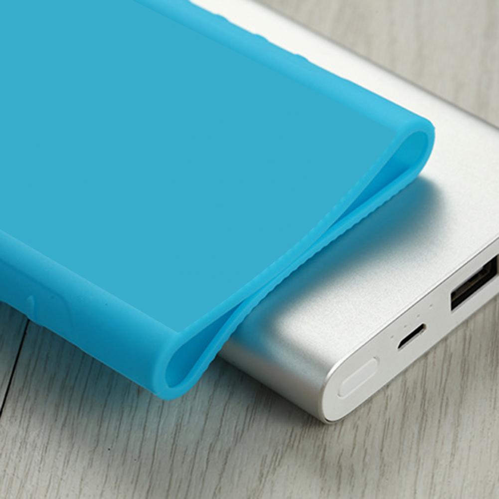 Beschermende Voor Xiaomi Power Bank Tweede Generatie 10000Mah Siliconen Protector Siliconen Stevige Power Bank Cover Voor Xiaomi Power