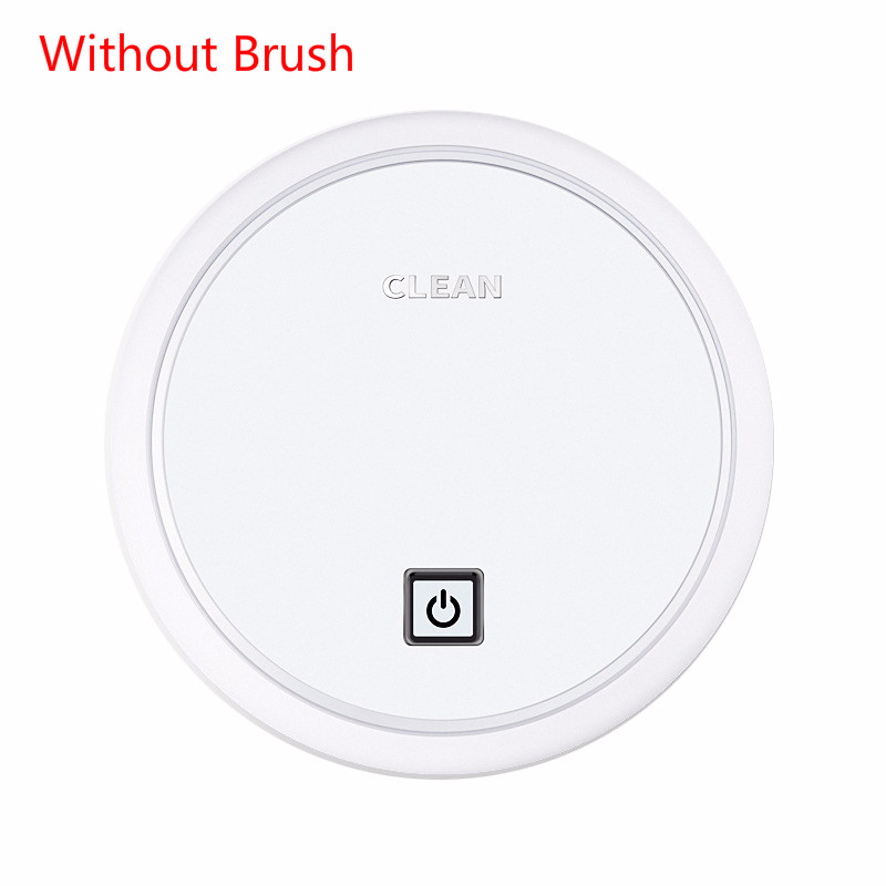 Robô aspirador inteligente 3 em 1, multifuncional, recarregável, automático, limpeza seca e úmida, varredura, aspirador de pó inteligente, casa: White without brush