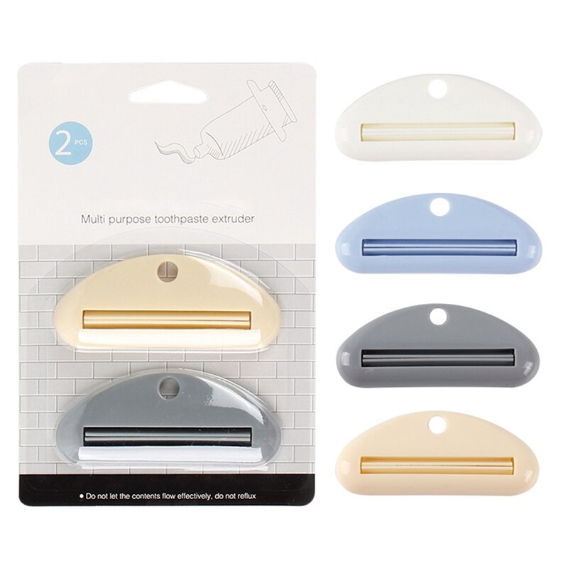 Toothpaste Squeezer For Bathroom Accessoris Multifunctional Tube Squeezer Press Tool Slide Squeeze Toothpaste Cleaner Tool 2PCS