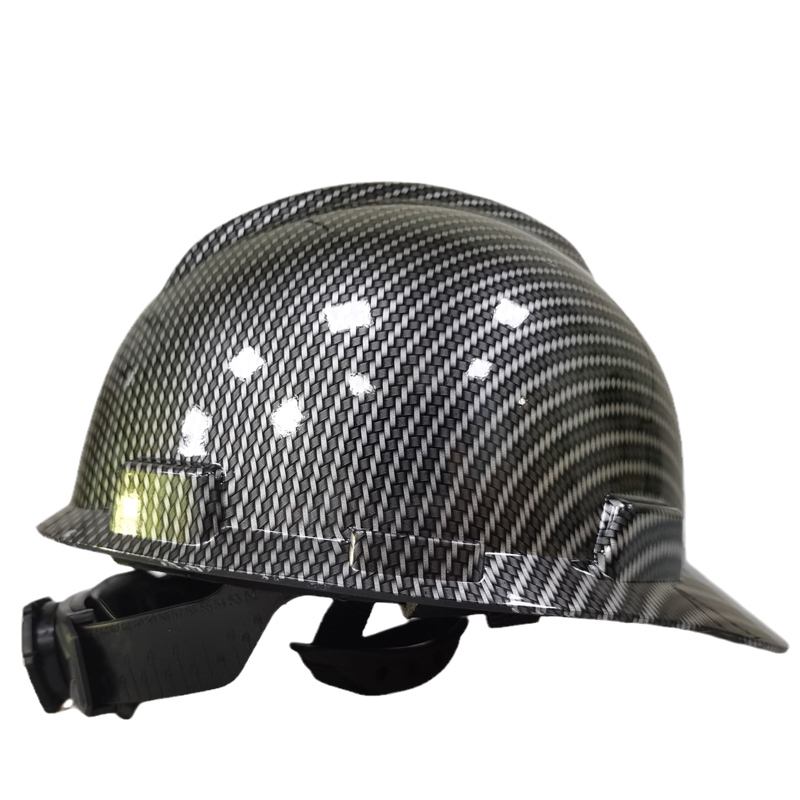ABS Hard Hat Carbon Fiber Pattern Construction Helmet Safety Engineer Work Cap Anti-collision Protective Hat