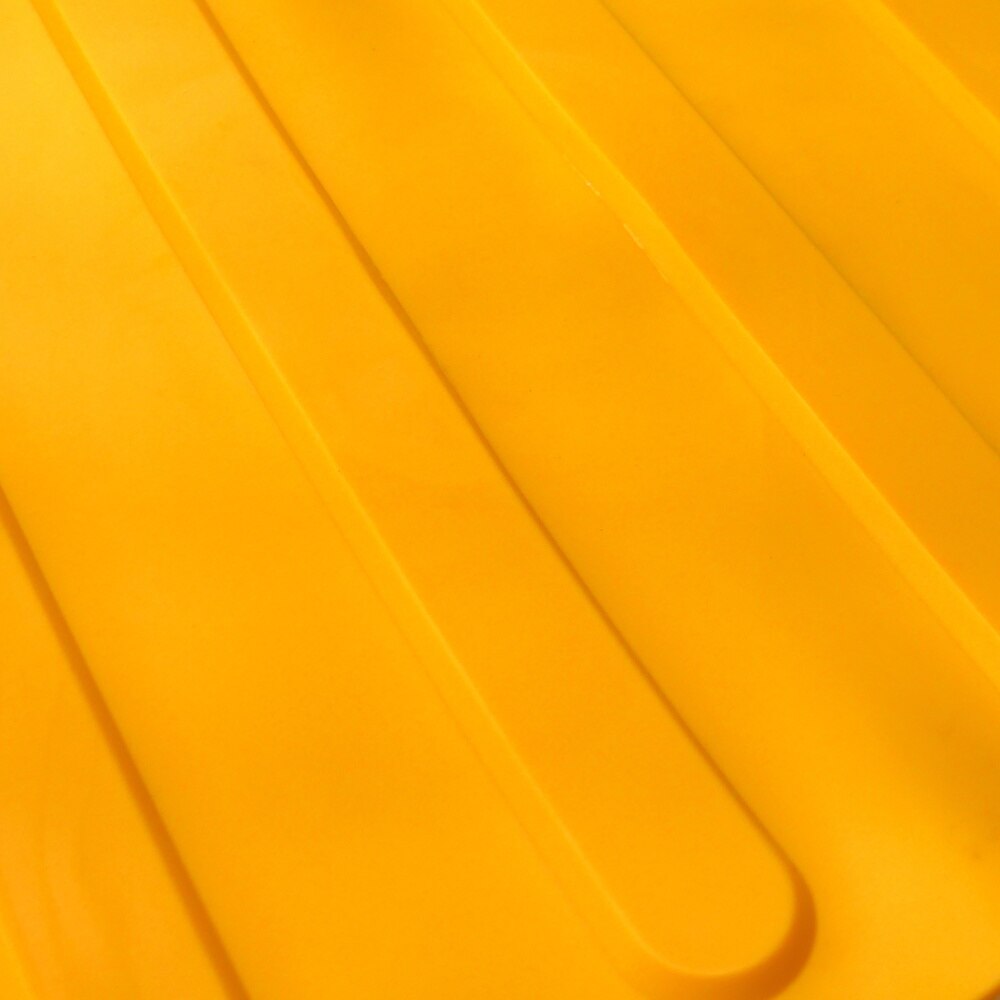 PrimeMatik - Baldosa podotáctil pavimento táctil de ciegos invidentes de 30x30cm con franjas amarillo 10-pack