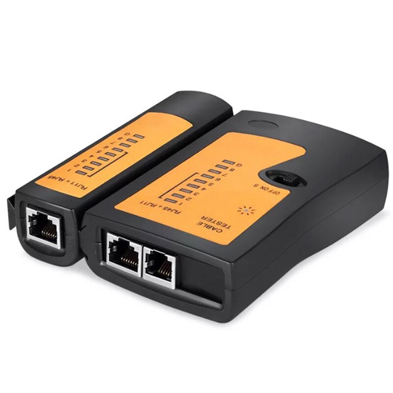 RJ45 RJ11 Network Cable Tester Cat5e Cat6 UTP FTP Network LAN Wire Telephone Line Handheld Detector Ethernet Cable Test Tool