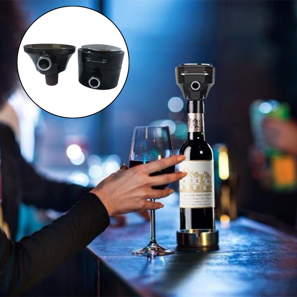 Decantador de vino automático de 3V, máquina de espuma de cerveza, sobrización rápida para viajes, Bar y casa