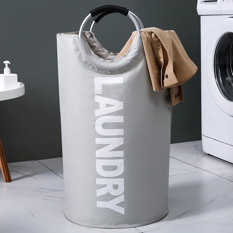 Oxford Doek Waszak Nordic Waterdichte Opvouwbare Wasmand Cilinder Grote Tassen Wassen Vuile Kleren Grote Volume Organizer