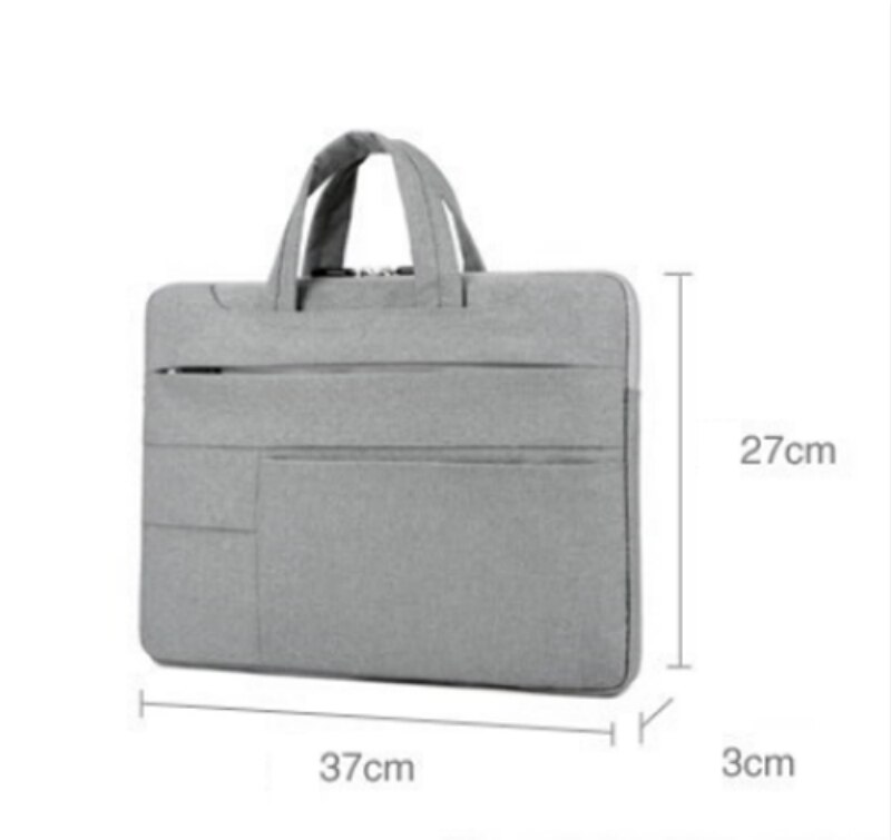 Men's Handbag Universal Laptop Bag 13-15 Inch Laptop Tote Briefcase Portable Solid Oxford Cloth Waterproof