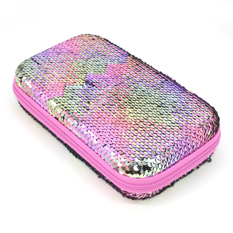 Sequin Pencil Case Estuche Escolar Estojo Escola Trousse Scolaire Stylo Kalemlik Kalem Kutusu Pencilcase Box School Kawaii