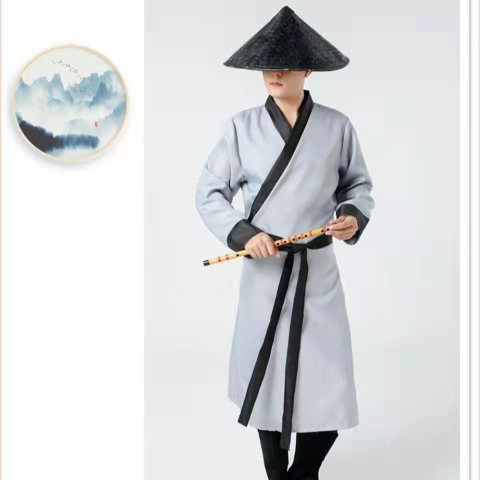 Fantasy Homem Old Tiongkok Ninja Japan with/Without Accessor Size Plus Costume Cosplay Halloween Man