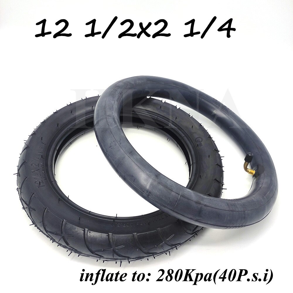 Mini moto 12 1/2x2 1/4 pneu 12 pouces pneus pneumatiques chambre à air pneu pour bébé poussette vélo pliant véhicule électrique