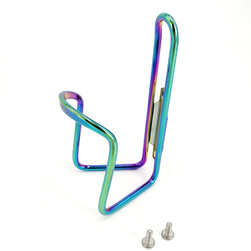 Litepro fietsfleshouder aluminiumlegering titanium plating multicolor waterkoker houder mtb racefiets opvouwbare waterfleshouder: Een-model