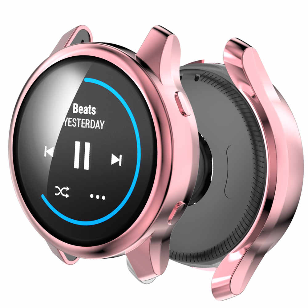 Volledige Beschermhoes Cover Shell Voor Garmin Venu Smartwatch Vervanging Accessoires Frame Gevallen 360 Tpu Scherm Beschermende: Rose pink