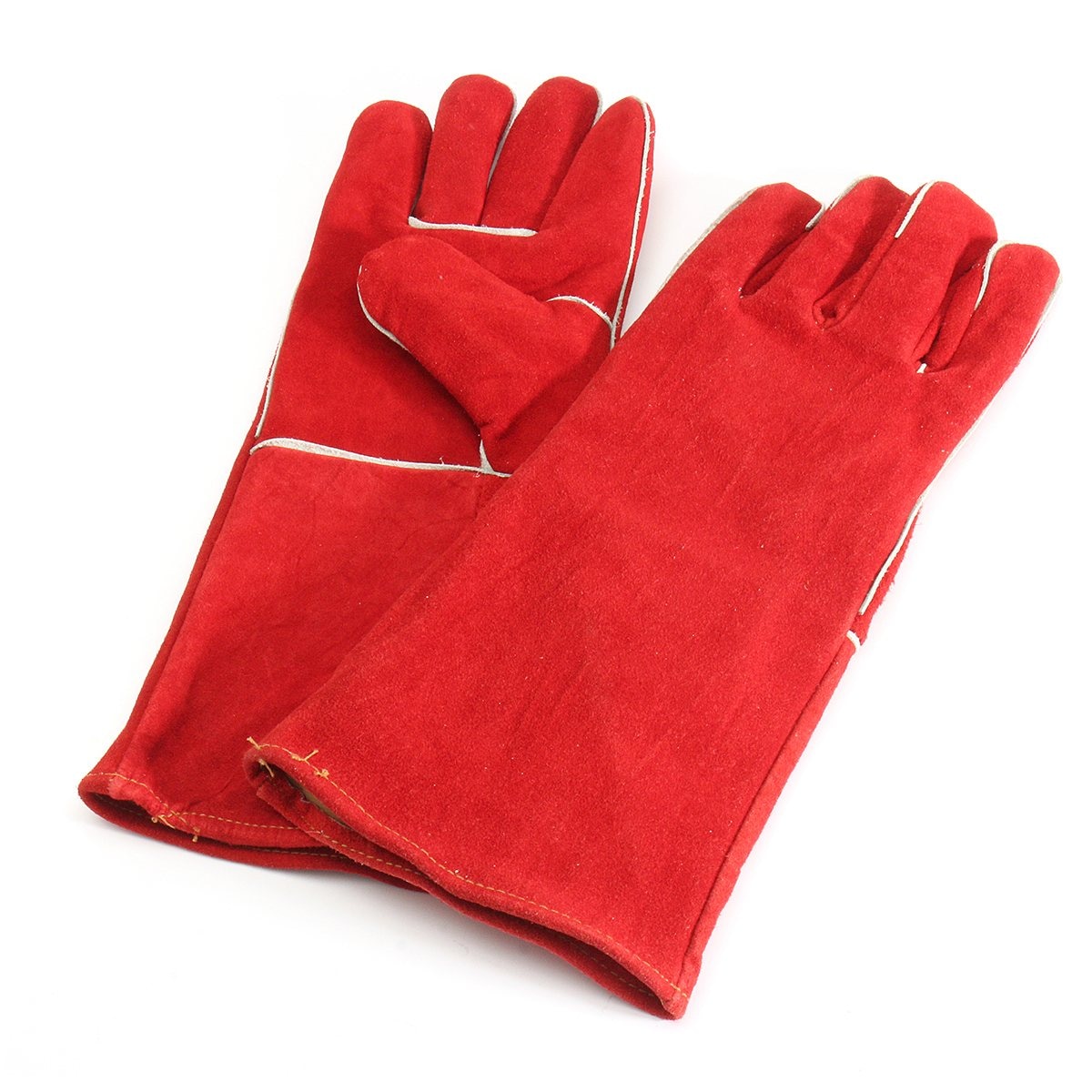 Safurance 15.7'' Heat Resistant Melting Furnace Gloves Fire High Temperature Protection XL Workplace Safety