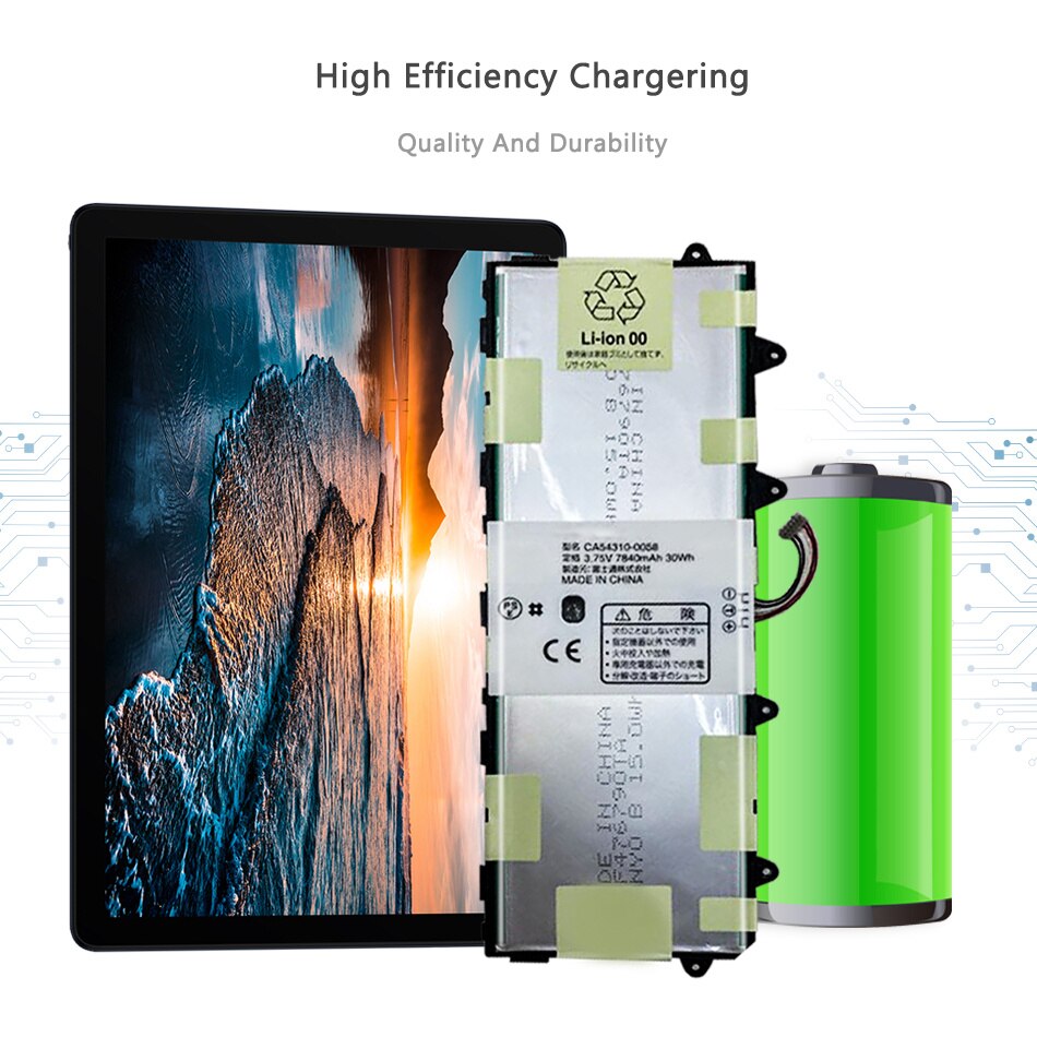 Akku  ca543100058 7840 für docomo arrows tab f -03g für  ca54310-0058 tablets
