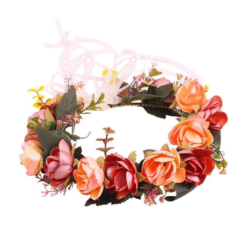 Unsutuo Kopfkette & Stirnband – Böhmischer Blumen-Haarschmuck, Elastisch