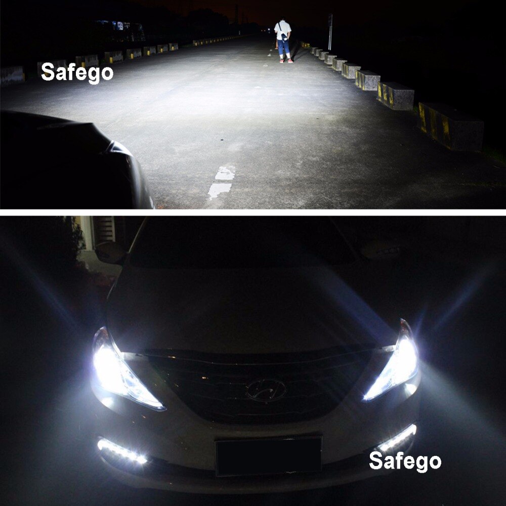 Safego 35W solo haz de Xenón hid lámparas de bombillas de las luces del coche h1 h3 h4 h7 H8 H9 h11 9005 9006 HB3 HB4 4300K 6000K 8000K