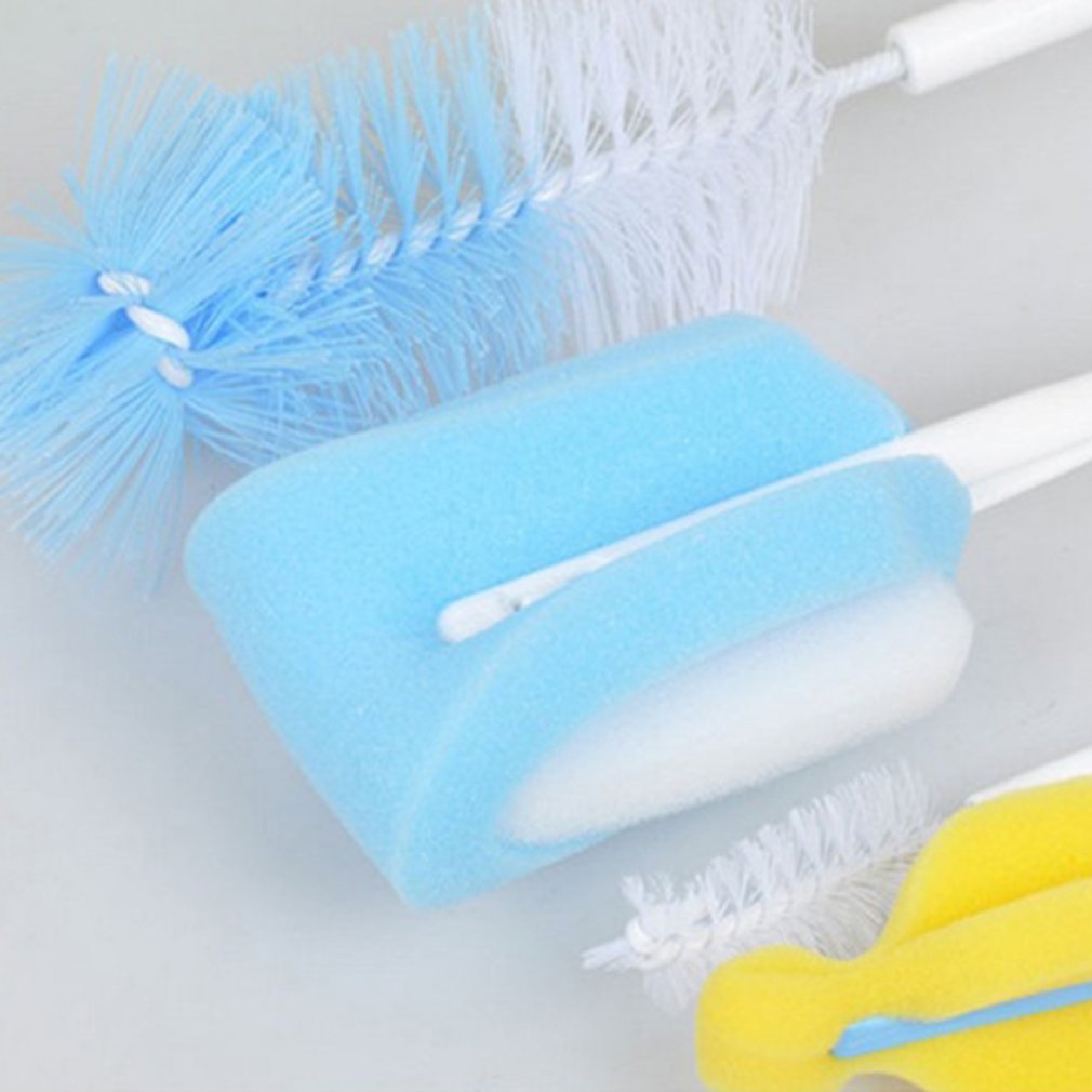 Flasche Pinsel Set Von 5 Baby Produkte 360 Grad Schwamm Flasche Pinsel Mit Nippel Pinsel Stroh Pinsel Fünf-Stück set