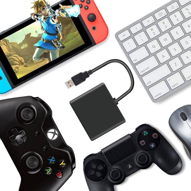 Receptor de conversión de ratón y teclado para XBOXONE/PS4/dispositivo conversor de adaptador de receptor Plug And Play