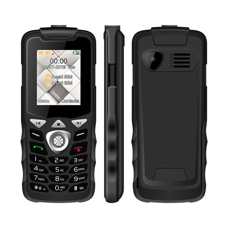 Unlocked 2G Gsm Drukknop Sleutel Mobiel Functie Mobiele Telefoon Led Zaklamp Dual Sim-kaart Senior Uniwa W2026 Hebreeuws toetsenbord