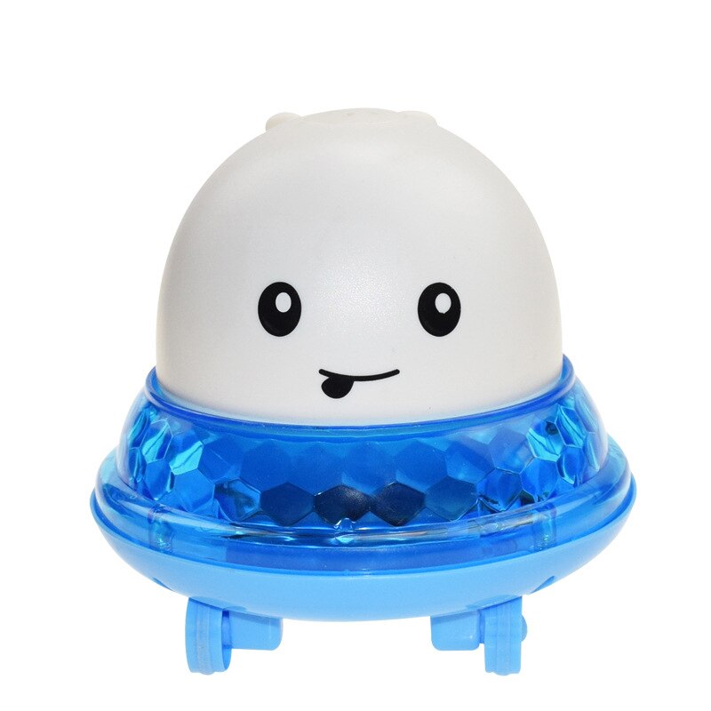 Bébé Jouets De Bain Baleine Fontaine Boule De Bain avec Musique Légère LUMIÈRE LED L'électricité Jouets: Blue base W whale
