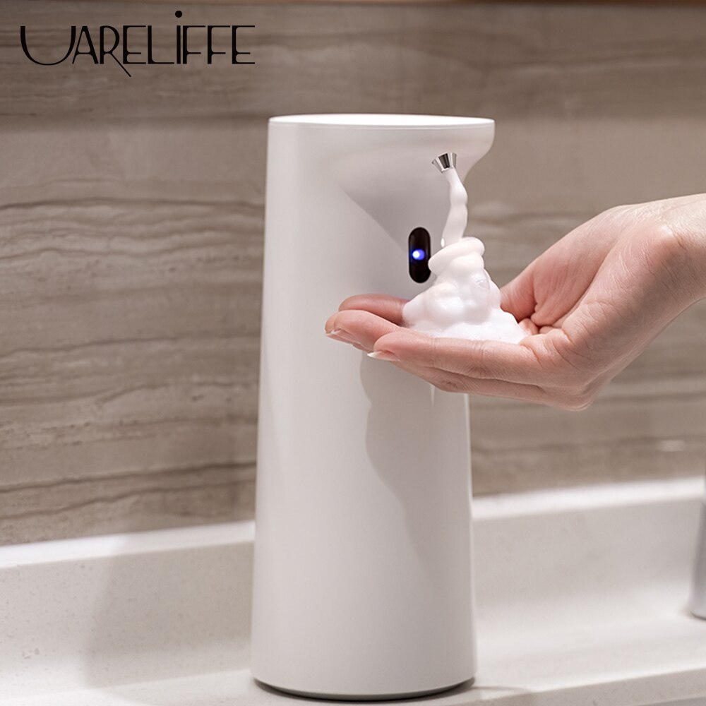 Uareliffe Liquid Soap Dispenser Hand Sanitizer Automatic Touchless Foam Household Bathroom Cleaning Hand Washing Sensor Machine
