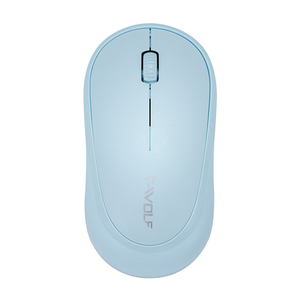 Q18 USB Wireless Photoelectric Mouse Office Laptop Desktop 1000dpi Optical Mice for Household Computer Accessory: Blue