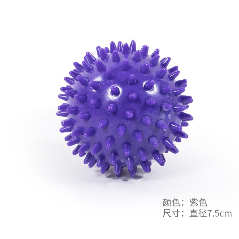 Style Portable Acupuncture Point Massage Ball with Base Relaxing Muscle Massage Ball Rumble Roller Wormwood Ball