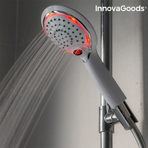 Ducha LED con Sensor e Indicador de Temperatura InnovaGoods