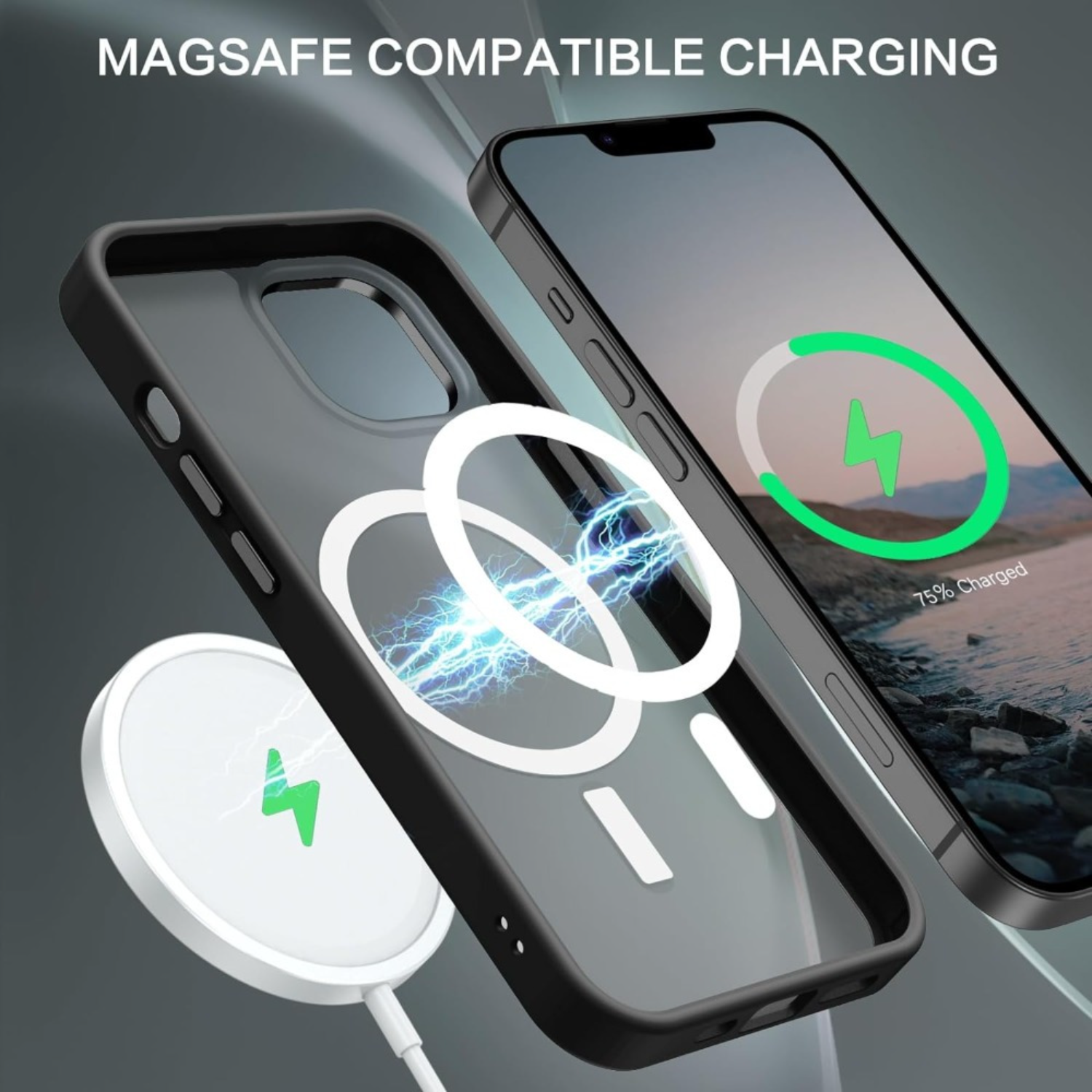 Compatible with 15 Plus Case, Translucent Matte Slim Shockproof Phone case [Compatible with ] Women Men Girl Boy Protective Co