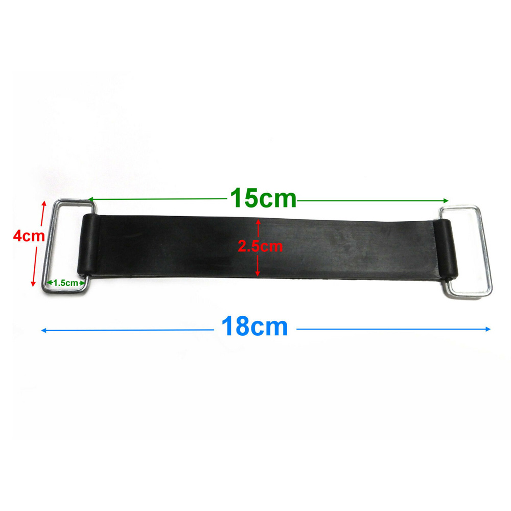 Sangle de fixation universelle en caoutchouc pour batterie de moto, 1 pièce, 18cm à 23cm, pour Scooters, accessoires de vélos à quatre roues