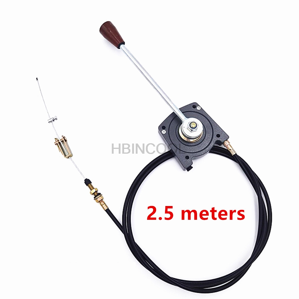 per escavatore fertilizzante applicatore grassetto acceleratore a mano controllore cavo di trazione accessori per macchine agricole di qualità: 2.5 meters