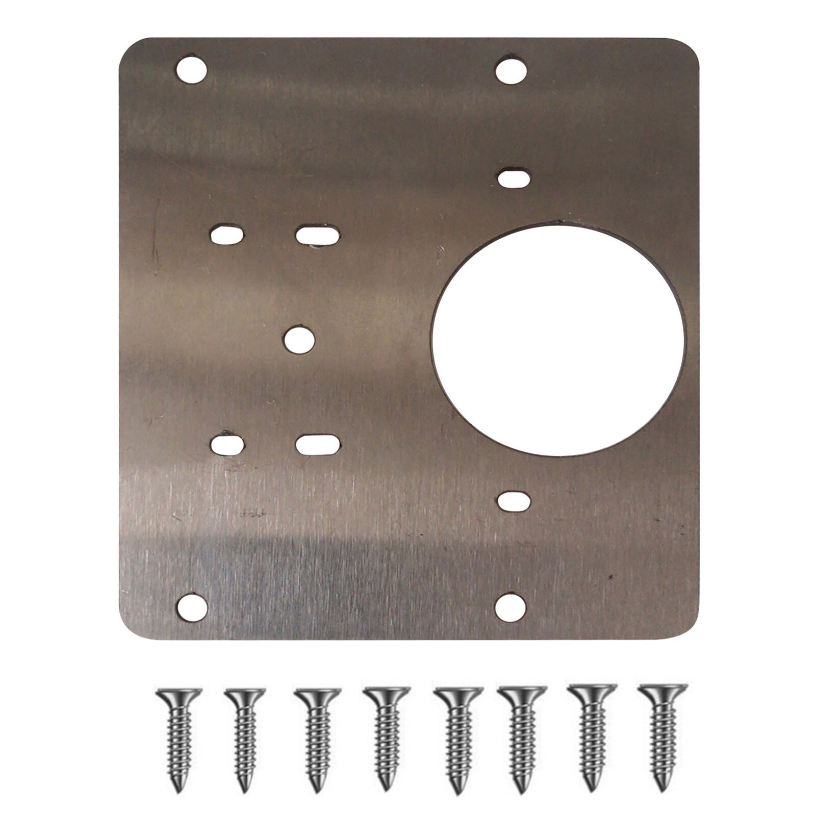 Cabinet Hinge Repair Plate Set Practical Rust Resistant Stainless Steel Furniture Cupboard Hinge Repair Mount Door Drawer Window: Default Title