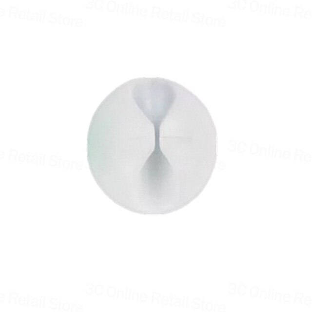 Enrouleur de câble organiseur de câbles, Clip de câble bureau organisateur de câbles USB Table sécurisée: White 1