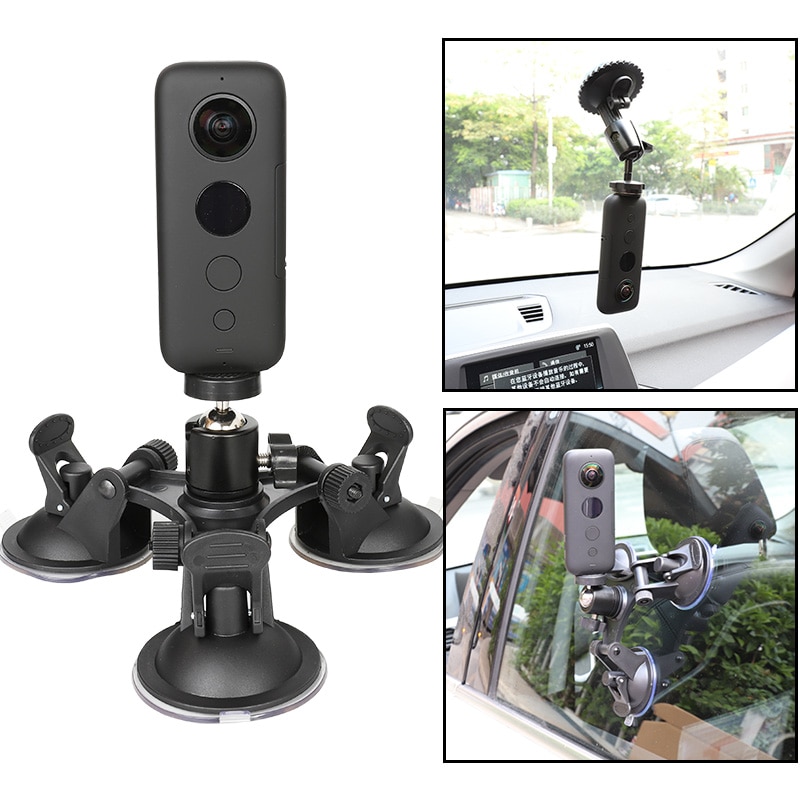 Action Camera Car Suction Cup for Insta360 One X GoPro Hero 8 7 5 SONY SJCAM Yi 4K EKEN DJI Mount Window Glass Sucker Accessory