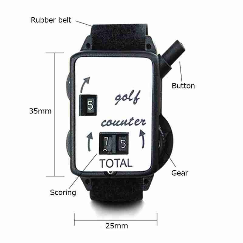 Golf Scoring Device With Wristband Golf Club Shot Score Keeper Count Golf Training Watch Stroke Device Sport Supplies