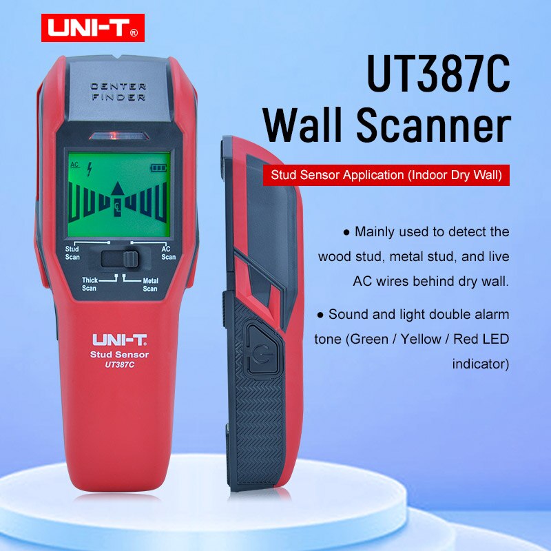 UNI-T Digitale Stud Finder Muur Scanner Sensor 4 In 1 Digitale Muur Elektrische Muur/Houten Beam/Metalen Voorwerp/Elektrische Draad Detector