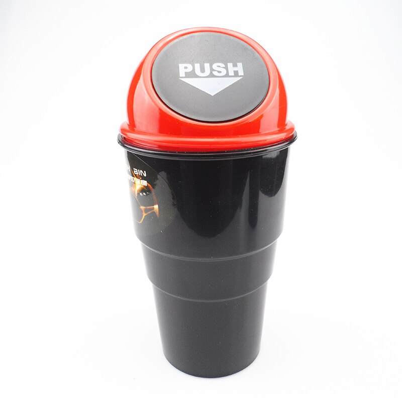 ZYBAISHUN Car Trash Bin For Volvo S40 S60 S80 XC60 XC90 V40 V60 C30 XC70 V70: Red