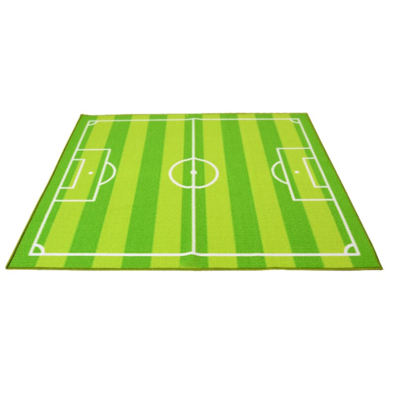 Fotbollsmatta, plan barn lekplats fotbollsplan matta, baby lek krypmatta stora mattor lekmatta för pojkar flickor, hem boende r: Default Title